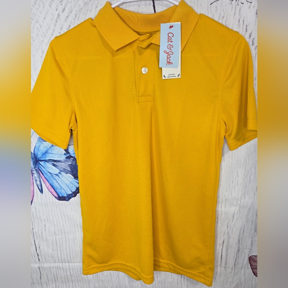 Cat & Jack Men's Yellow Polo Shirt